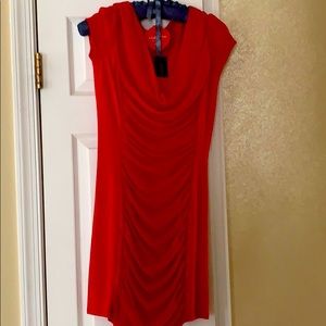 Express x-small form fitting red dress
